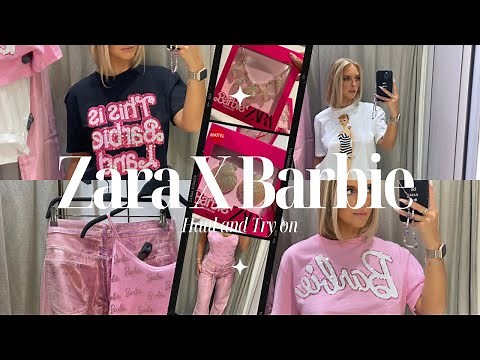 Zara X Barbie collection haul | in store try on | July 2023