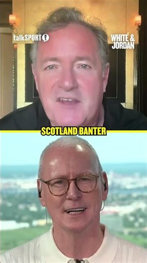 Piers Morgan attempts to get Jim White to say "I want England to win the World Cup!" 🤣