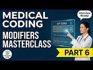 Medical Coding Modifiers Explained | CPC Exam Prep & Interview Questions | Part 6