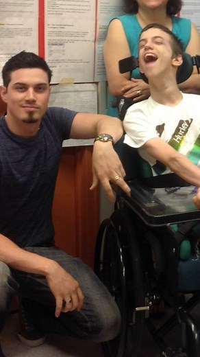 Daniel O'Connor | Bradley Heaven on Instagram: "Brad and I met all the way back in 2010, when I became his full-time integration aide! Here we are, 13 years later, best friends and business partners! We are using our experience and passion for accessibility to educate people about disabilities, break the many stigmas surrounding disabilities, showcase trending adaptive products, and inspire people that anything is possible with a #NoLimits mindset! #AllAccessLife #CerebralPalsy #IntegrationAide