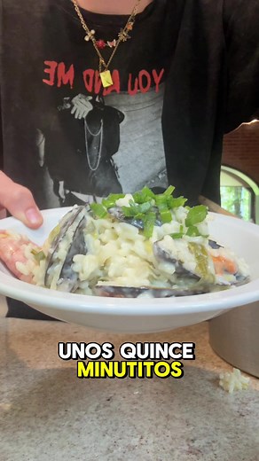 Cómo hacer risotto de mariscos en familia