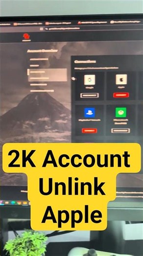 2K Account Unlink Apple Account #2K #Apple #AppleAccount #2KAccount #Gaming #Tutorial