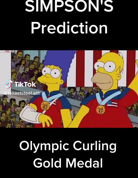 The Simpsons Predicted Olympic Curling Gold Medal!