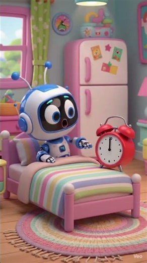 Robot Lala vs Alarm ⏰🤖 | Morning Struggle 😂#shorts