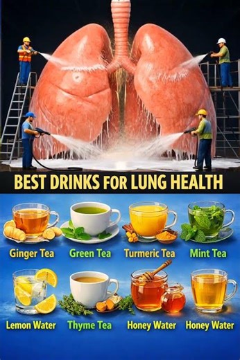 Best drinks for lung health