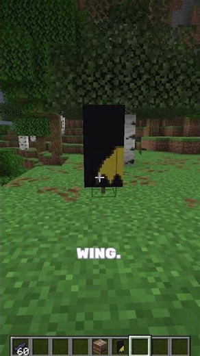 BATMAN ON A BANNER IN MINECRAFT #minecraft #shorts