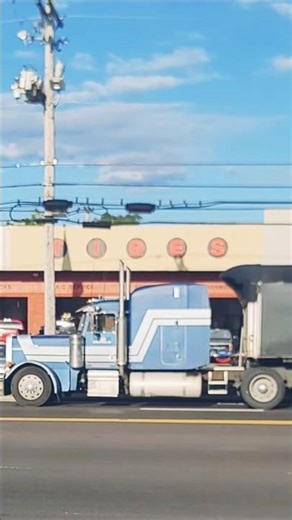 Blue Big Rigs Semi Trucks 18WHEELERS tractor trailers 🐰