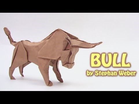 Origami BULL by Stephan Weber (part 1 of 2) - Origami easy tutorial