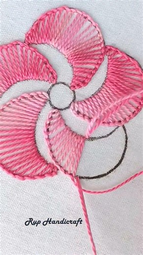 Flower Embroidery 🌸🌸 Hand Embroidery Designs , Flower Embroidery for Beginners 37 #ruphandicraft