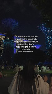 For some reason, i found myself being genuinely happy and contented with everything that's happening to me now privately. | Maribel Monterde