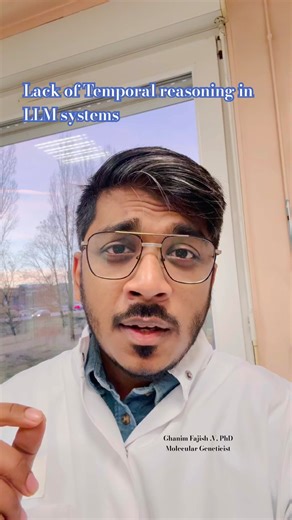 Lack of Temporal Reasoning in A.I #shorts #aishorts