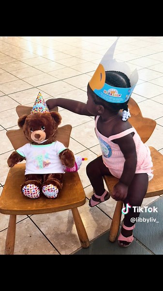 My baby really turns 1 on 8/18 🥹😭. Anyway…take your kids to BuildABear during their birthday month and you pay their age! #fyp