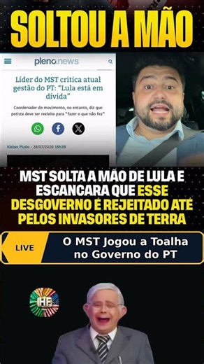 Lula perdeu o apoio do MST? Veja o que rolou #governolula #politica