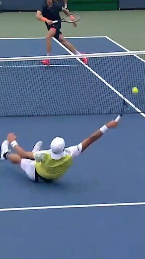 Incredible! imagine if he’d won the point! 👀 Arthur Cazaux doing everything against Andrey Rublev. 👏 | Sky Sports