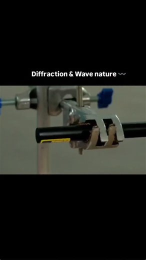 Quantum Emerges | Science & Tech on Instagram: "When a narrow, coherent beam of laser light passes close to a very thin wire—say, one with a diameter of around 10 microns—it encounters an obstacle that is small, but still several times larger than the wavelength of visible light. Despite this, the laser light does not simply cast a sharp shadow behind the wire as one might expect if light behaved purely as particles. Instead, the light bends around the edges of the wire. This bending is called d