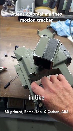 3D printed Aliens colonial marines motion tracker.