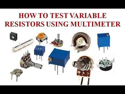 Variable Resistor Measurement using Multimeter | potentiometer measurement using Multimeter | Preset