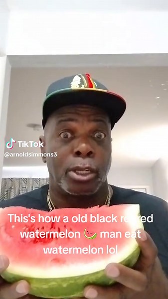 Silly Unc (@arnoldsimmons3) - Hilarious Watermelon Eating Comedy Skit