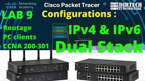 Configuration du double pile IPv4 et IPv6 avec Cisco Packet Tracer