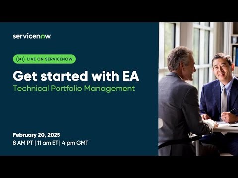 Get started with EA – Technical Portfolio Management