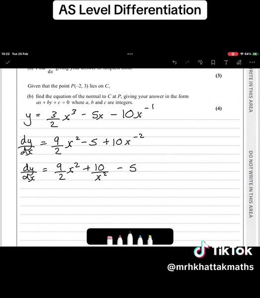 Differentiation Process for AS Level Maths Explained
