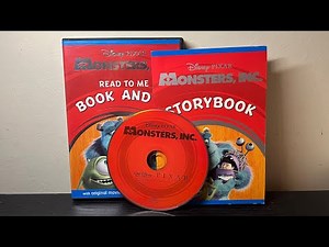 Monsters Inc. Read To Me Book And CD (UK) DVD Unboxing - Disney Pixar