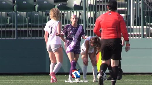 “Did the referee miss the first call… or get the last one right? She’s being held throughout the run. No whistle. Play continues. Then the reaction comes — and that gets called. In a game this competitive, what should the ref see first?” #featuring @delaneytellex Visit NewRecruitMedia.com | New Recruit Media LLC