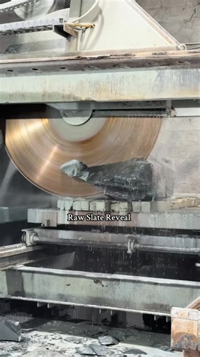 Slow Motion Raw Slate Reveal! ⚒️ | Honister Slate Mine