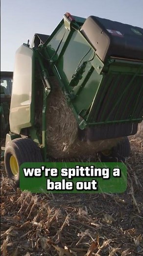 Cole Young showcases the 561R John Deere Baler #21stCenturyEquipment #JohnDeere