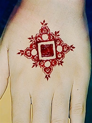 Easy Tikki Mehndi Design Tutorial