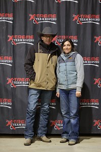 Rylea Rae Torres and Jud Jackson won the #12.5 Legends USTRC Average at the USTRC Winter Classic with a 33.50 on four, earning $2,830. | X-Treme Team Roping