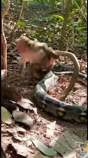 Monkey vs Python – Intense Jungle Survival Encounter