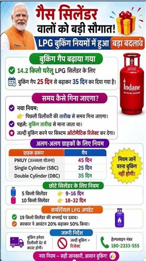 LPG बुकिंग में हुआ बड़ा बदलाव #youtubeshorts #lpgcylinder #lpggasprice #news #lpgupdate #shortvideo