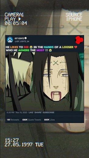 THE END OF NEJI HYUGA 💔 #filter