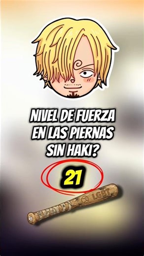 How strong are Sanji's kicks without Haki? #onepiece #theonerd