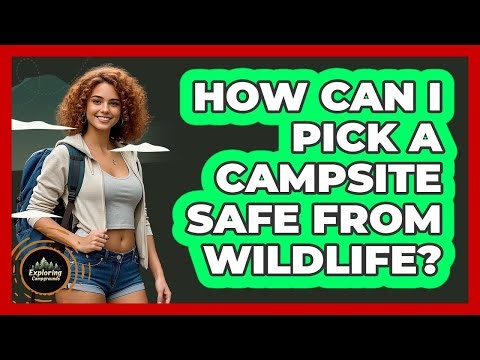 How Can I Pick A Campsite Safe From Wildlife?