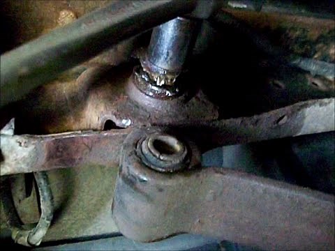 Ford sport trac `01 remove rusted rear frame shackel bolt
