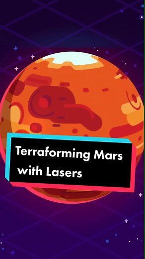 Terraforming Mars with Lasers