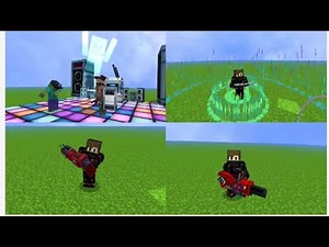 Dubstep weapons: A musical minecraft addon for mcpe