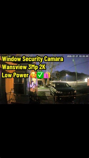 ✅🛒🛍️Wansview 3MP 2K Window Security Camera, Low Power