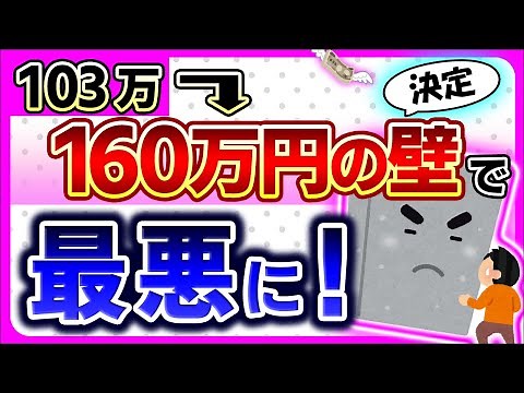【緊急解説】与党案､年収160万の壁は全く無意味､実質110万の壁も｡稼ぎの半分は社会保険と税に【会社員･パート･アルバイト･学生/物価高対策･働き控え/配偶者控除･扶養/103引上げ106･130】