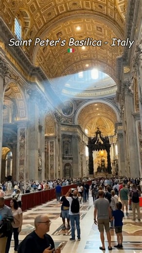"St. Peter's Basilica: Vatican's majestic heart, where faith, art, and history meet in grandeur 🌟🏰✝️ #Vatican #StPetersBasilica" | Days in Italy