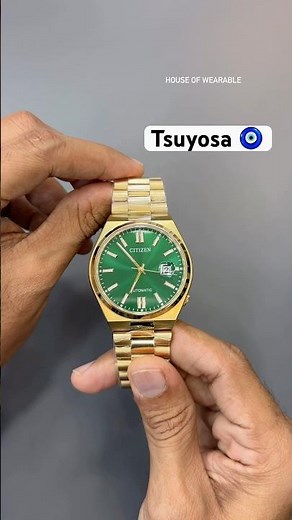Citizen Tsuyosa NJ0152-51X Review: The Ultimate Green & Gold Automatic Watch Short