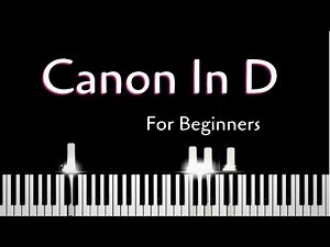 Canon İn D - Very Easy Piano Tutorial For Beginners.