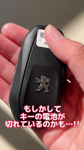 【Peugeot】豆知識⑤「エンジンがかからない時」はこうする【プジョー】