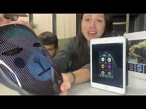 Review of ARTIVIEW LED Shining Mask, Rechargeable with Bluetooth Programmable APP Light Up Mask