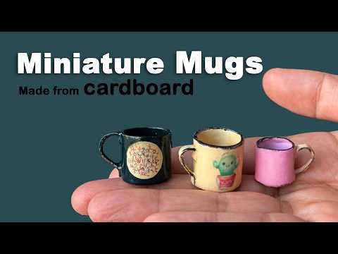 I Tried Making Ceramic Mugs From Cardboard (It Actually Worked)