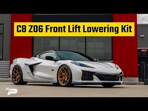 C8 Corvette Z06 Front Lift Lowering Collar Install!