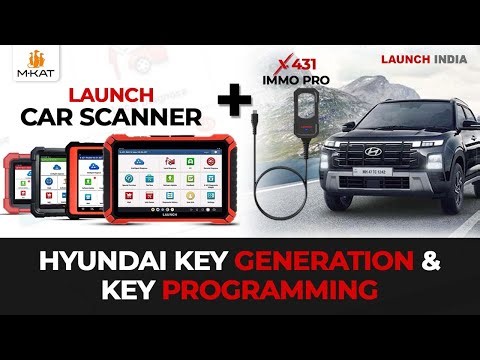How to Add a New Key to Hyundai Cars | LAUNCH Key Programmer Full Process