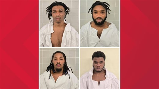 New mugshots show 4 recaptured Orleans inmates now in Angola